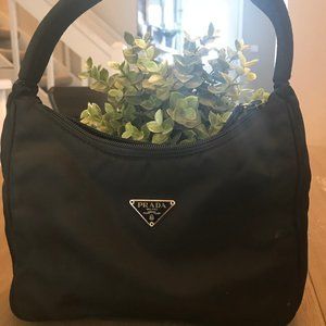 Authentic Prada Tessuto Mini Bag Black